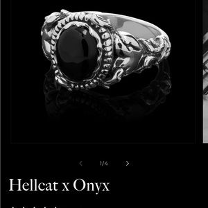 Etah Love Onyx hellcat ring